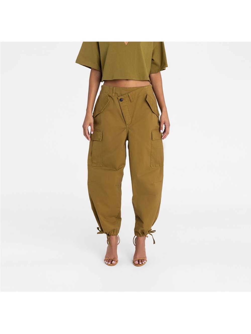 KBB by KAHLANA Women's Mid-Rise Straight Leg 'The Cargo Jogger'